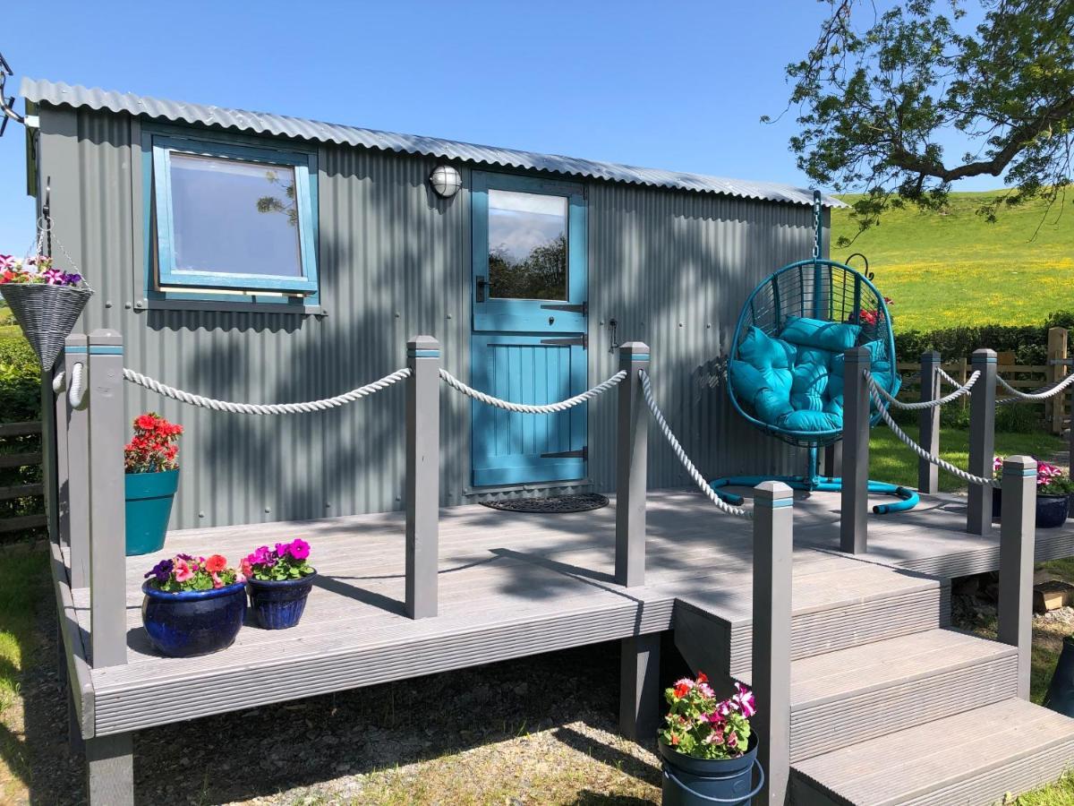 The Peacock Shepherds Hut At Hafoty Boeth Corwen Exterior foto